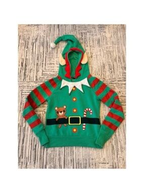 SWS women's medium ELF Christmas Holiday WARM sweater pullover